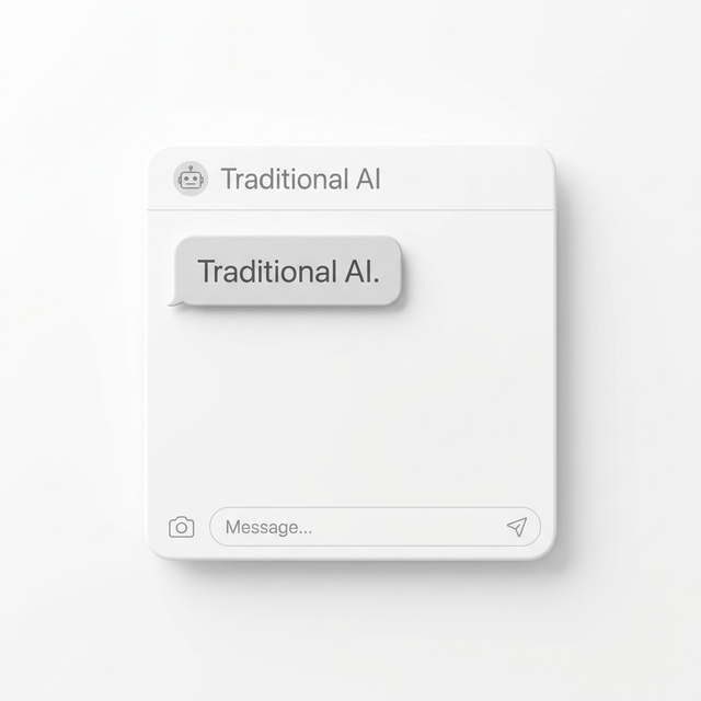 Traditional AI Chat